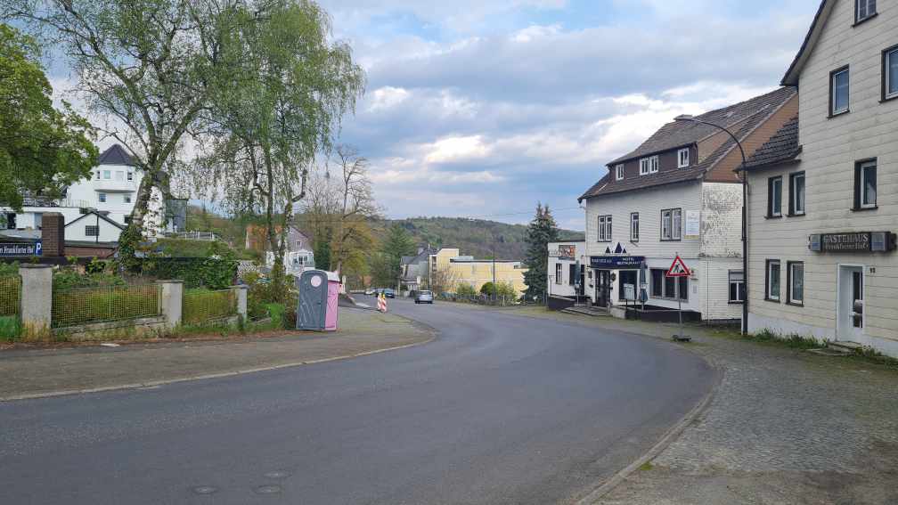 Wohnmobilstellplatz Zufahrt Homberg
