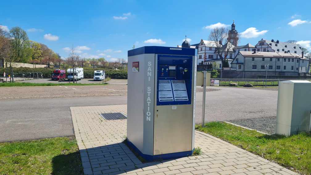 Stellplatz Servicestation