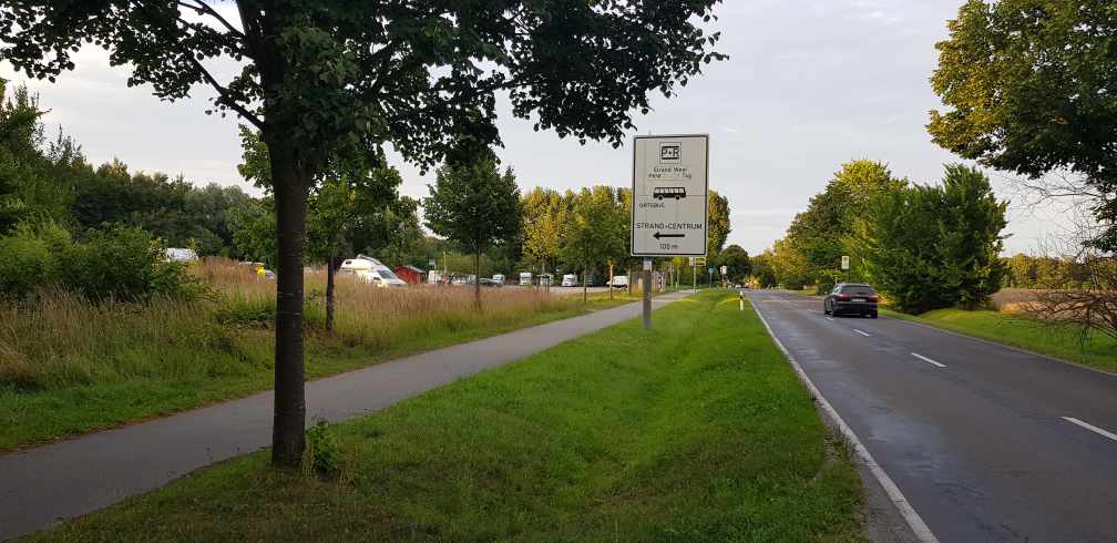 Zufahrt Stellplatz Stoltera