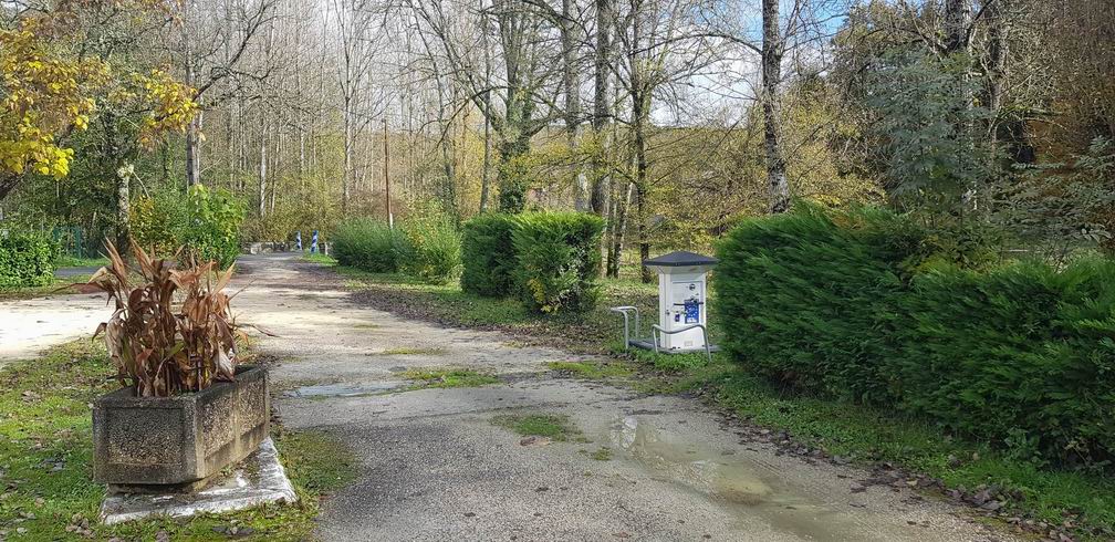 Entsorgungsstation Wohnmobilstellplatz