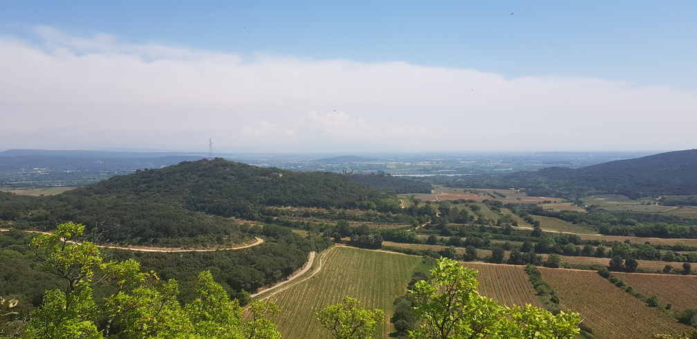 Ausblick Château de Gicon