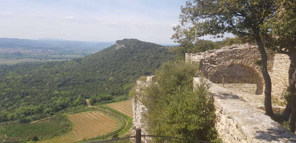 Ausblick Château de Gicon