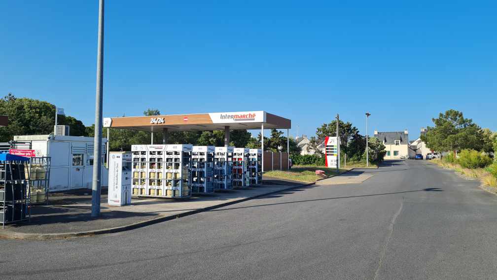 Zufahrt Stellplatz Le Croisic