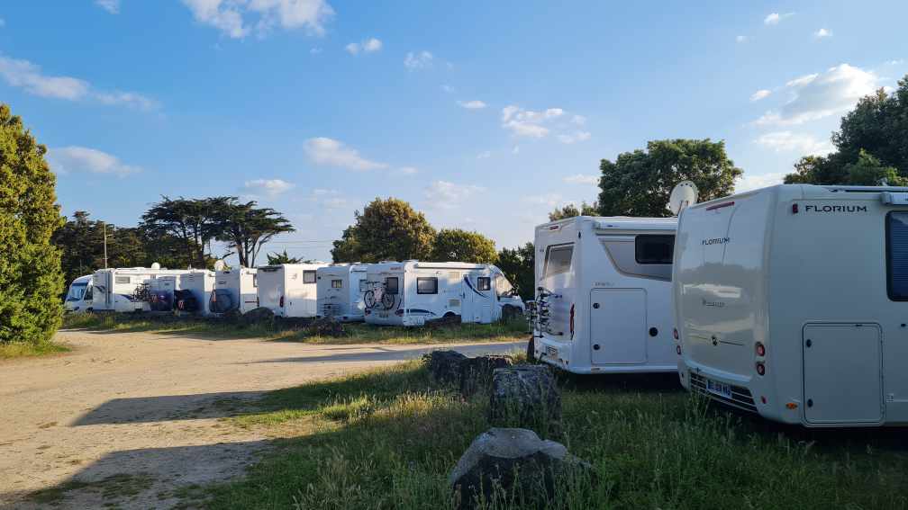 Wohnmobil Stellplatz Plage des Jaunais