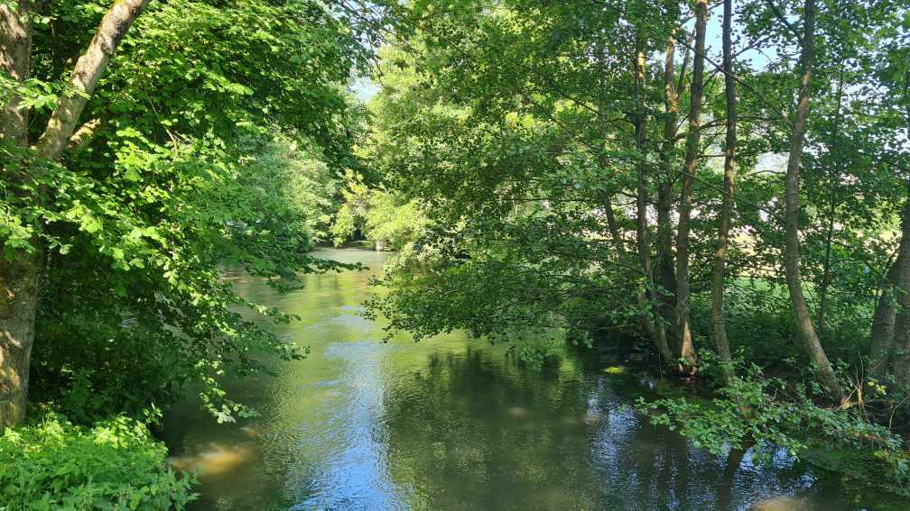 Le Thérain Fluss am Stellplatz