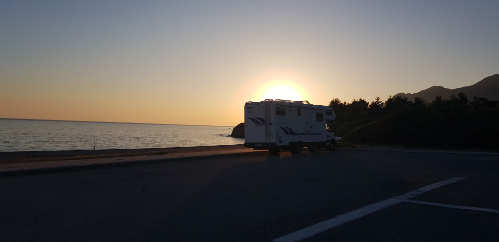 Wohnmobilstellplatz Petrota Beach Griechenland