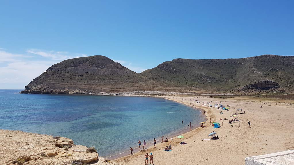 Stellplatz am Playa Rodalquilar
