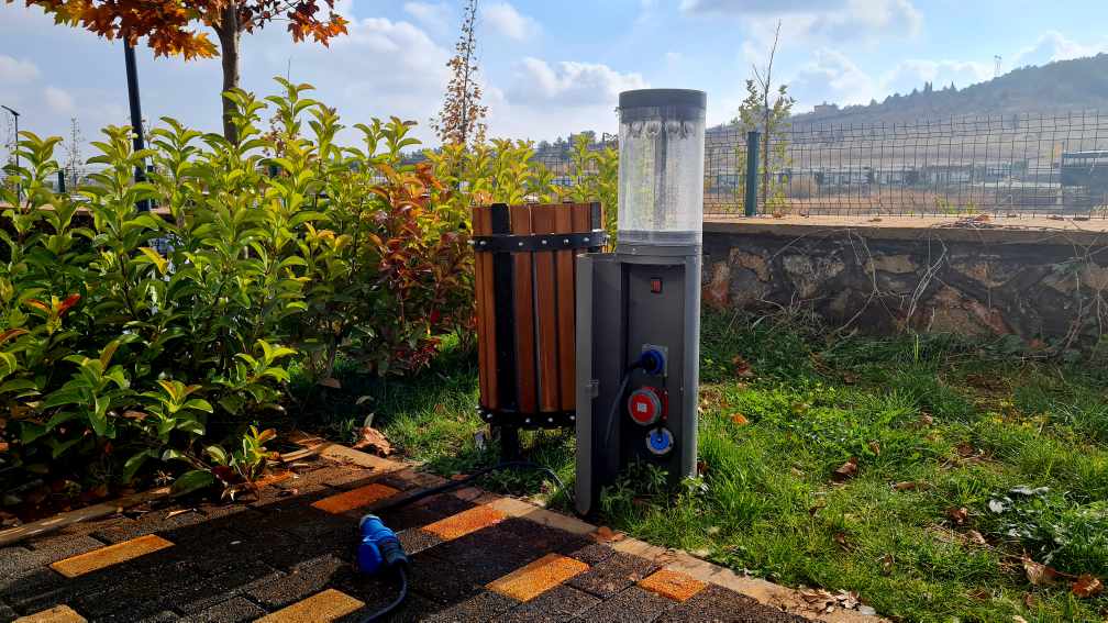 Stromversorgung Wohnmobilstellplatz