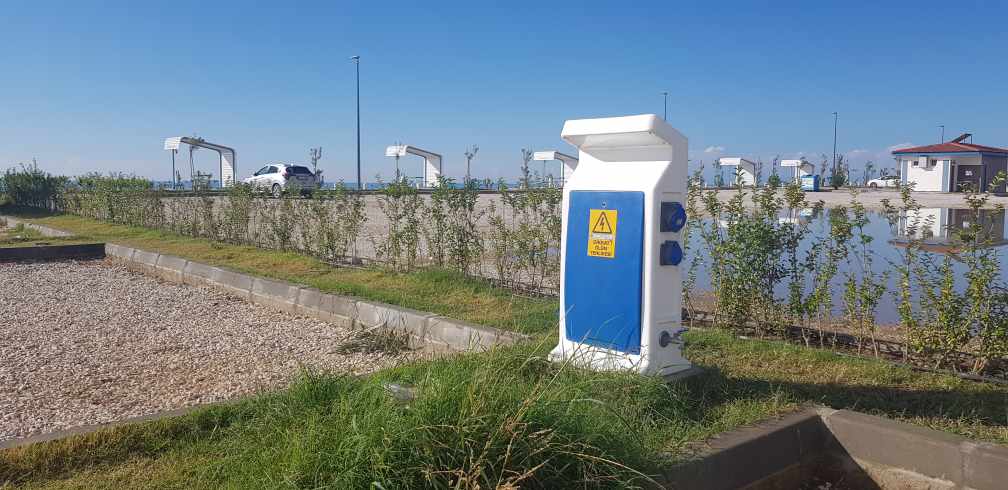 Medienversorgung Stellplatz