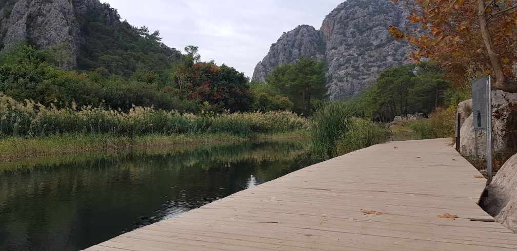Weg zm Strand Olimpos Plajı