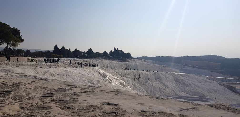 Pamukkale Wanderung Wasserbecken