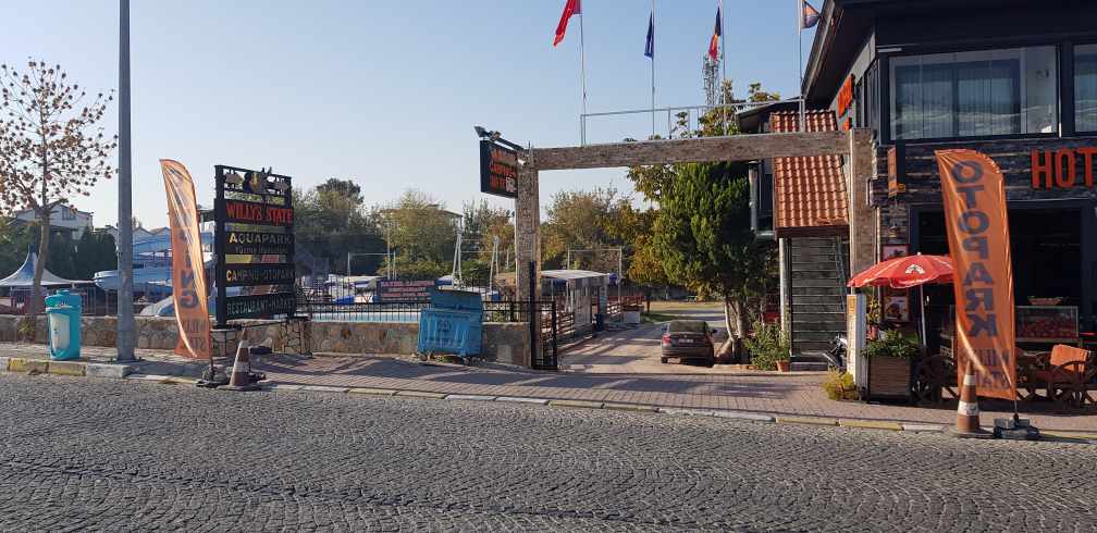 Zufahrt Stellplatz Pamukkale Willys State