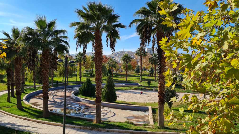 Grüner Park Stadtpark Sanliurfa